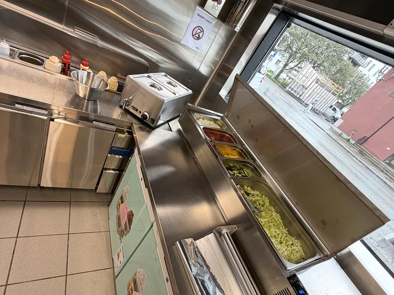 Råvarebenken på kjøkkenet