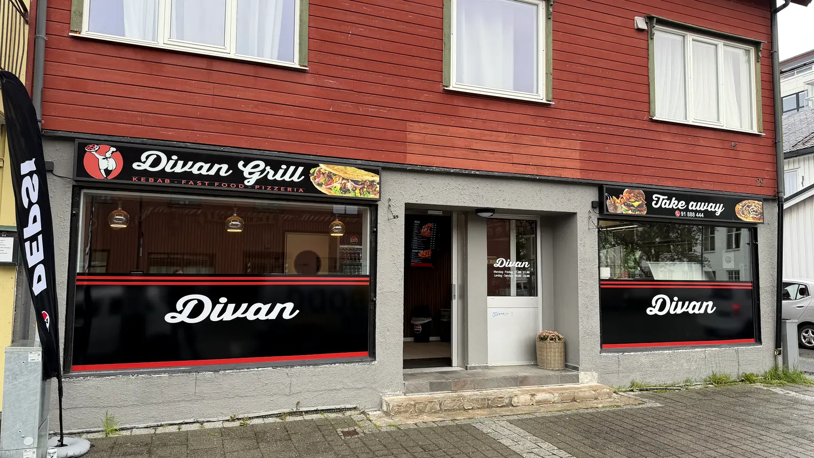 Divan Grill i Kongens gate 29, Bodø