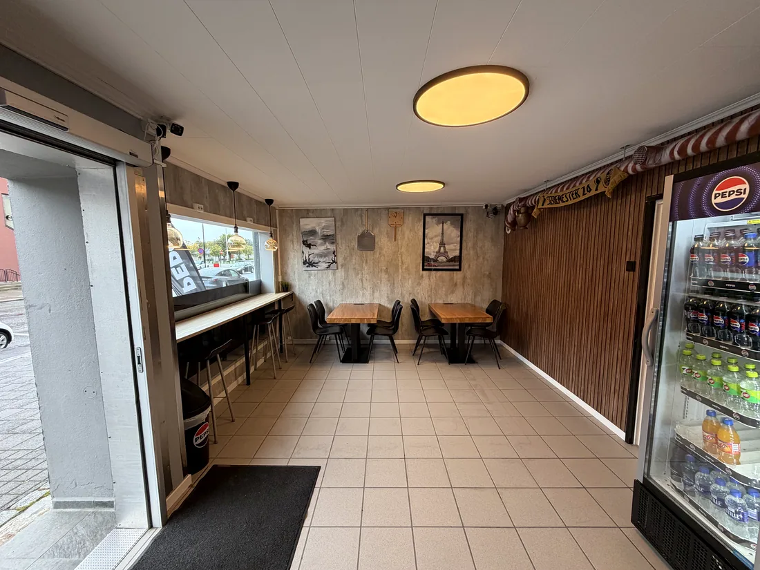 Sitteområdet hos Divan Grill